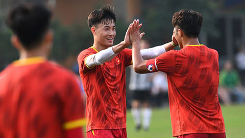 U20 Việt Nam hòa nghẹt thở trước khi tập huấn ở Saudi Arabia chuẩn bị cho Vòng chung kết U20 châu Á 2023 